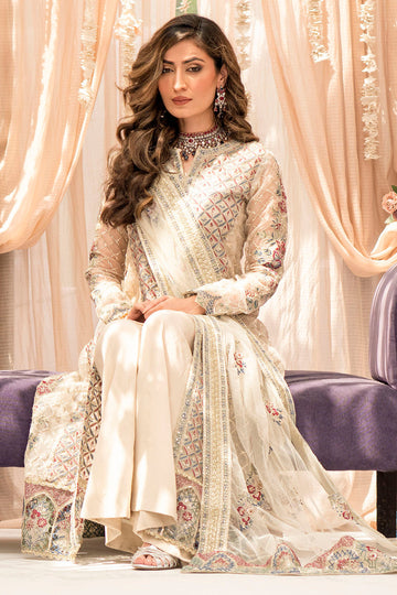 Motifz 4117-AMAYA Rawayat Embroidered Bemberg Chiffon  Online Shopping